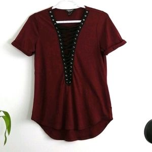 2/$30 Front laced tshirt